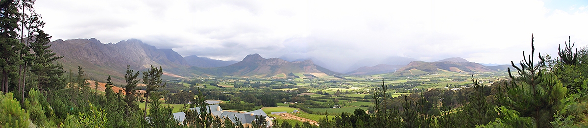 Franschhoek valley, Western Cape, South Africa