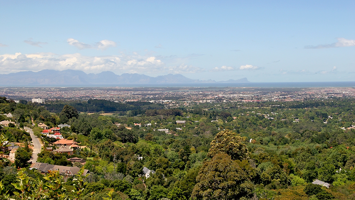 View from Kirstenbosch Botanical Gardens, Cape Town