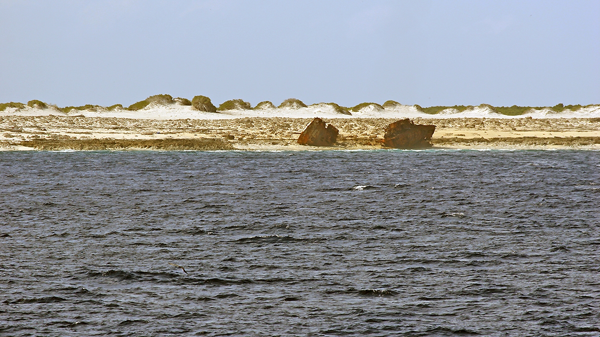 Shipwreck on Europa Island