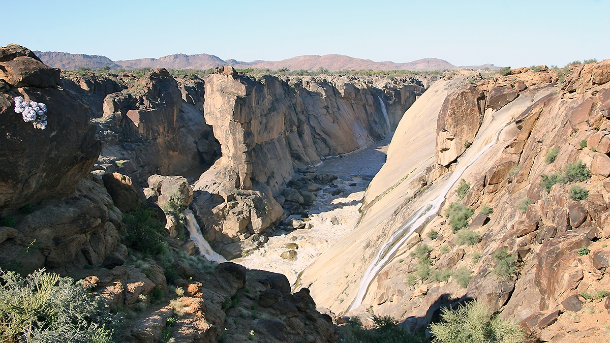 Gorge below Augrabies Falls