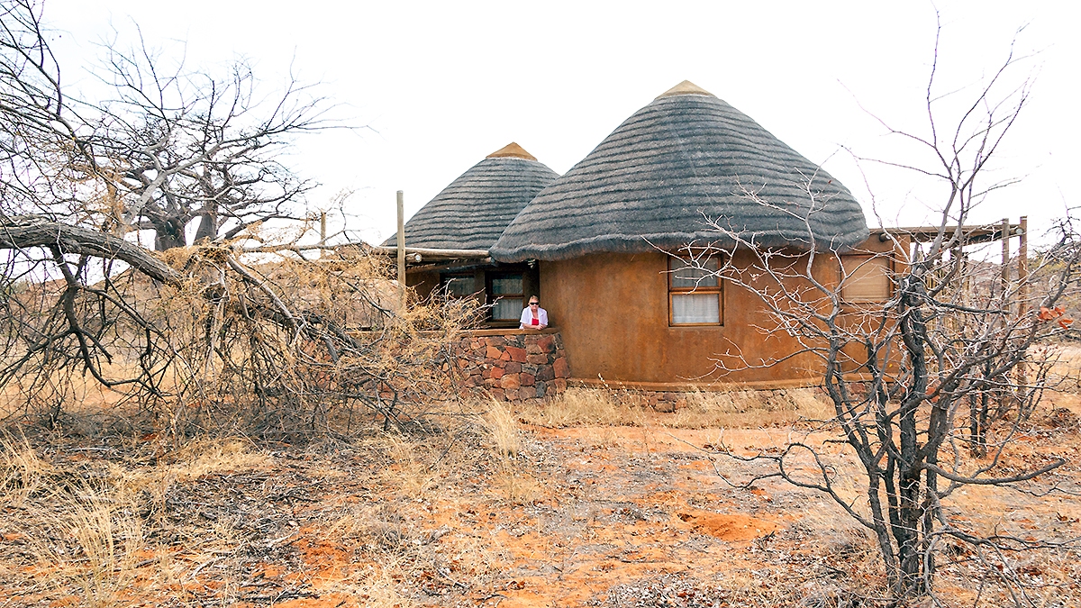‘Double rondawel’ accommodation unit in Mapungubwe National Park