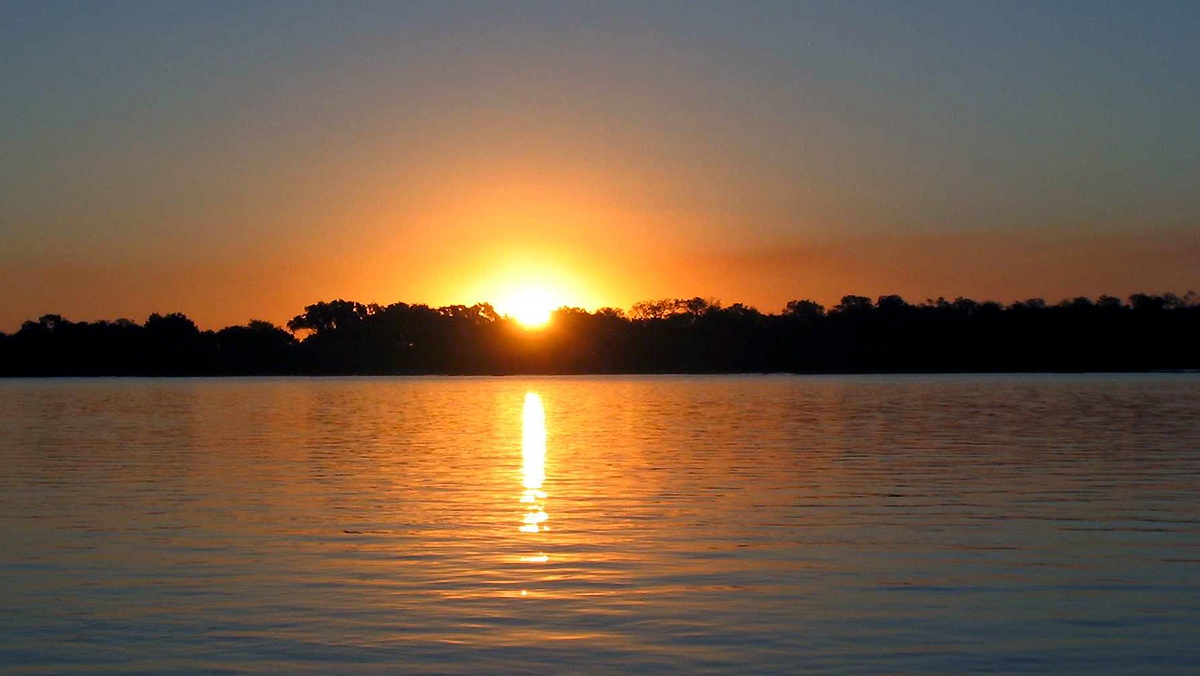 Sunset over the Zambezi