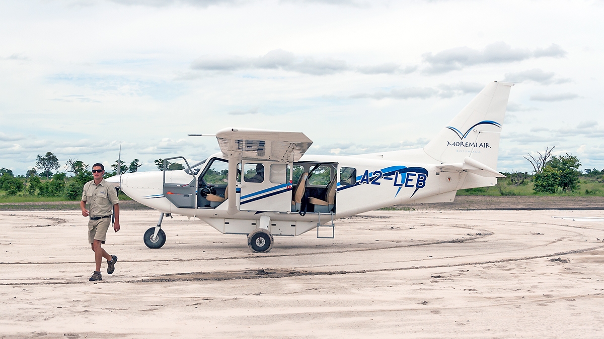 Lebala air strip, northern Botswana