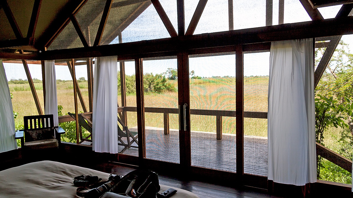Luxury tent at Lebala, Northern Botswana