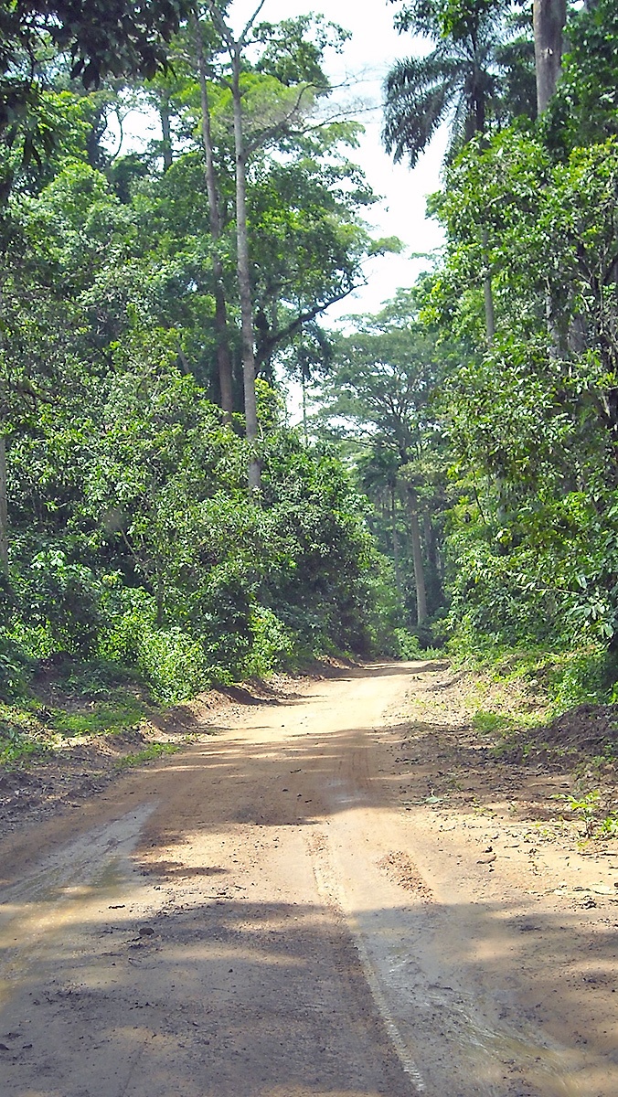 The last few miles to the project area