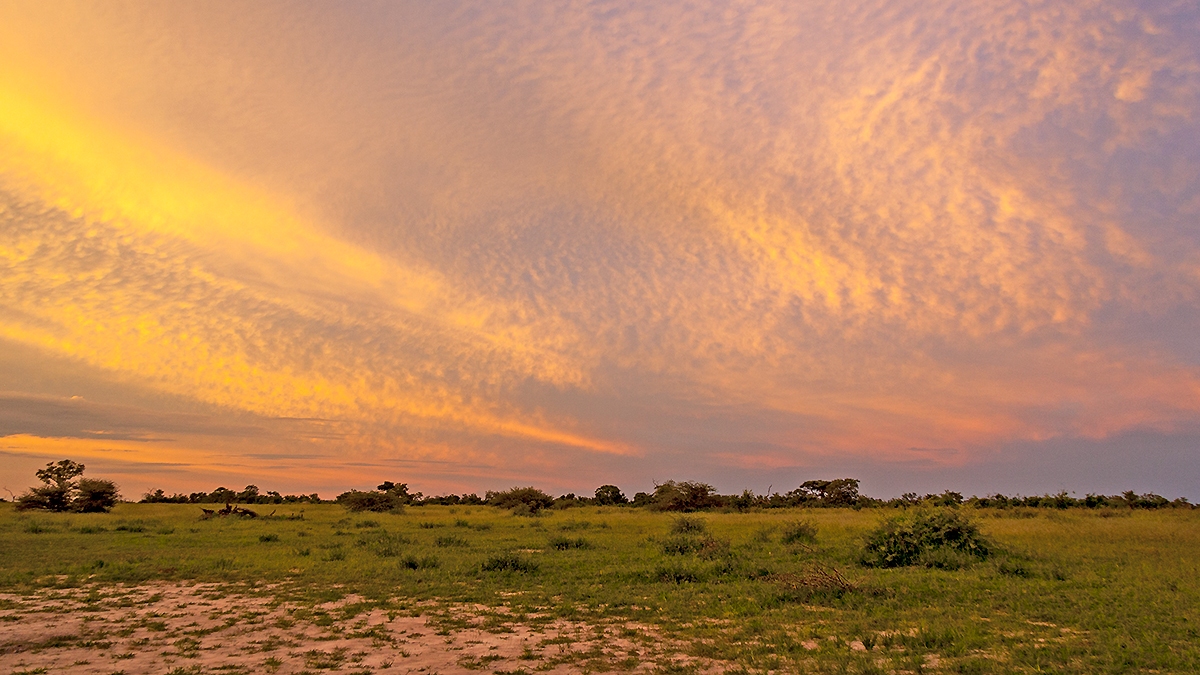 Sunset near Lebala