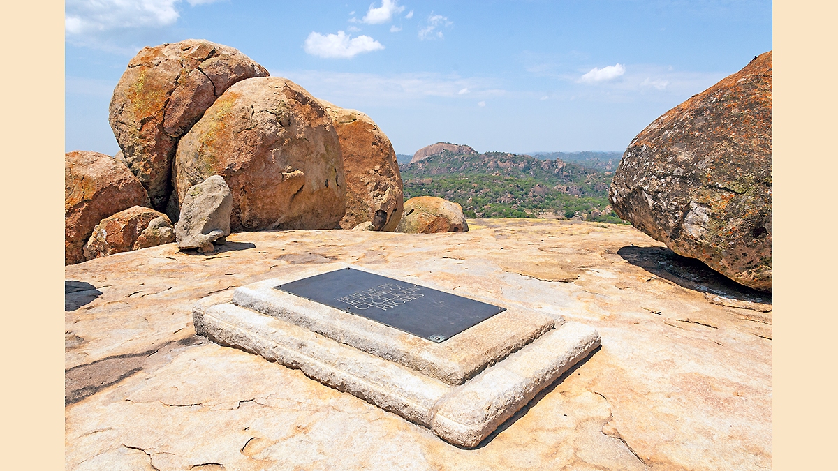 The grave of Cecil John Rhodes