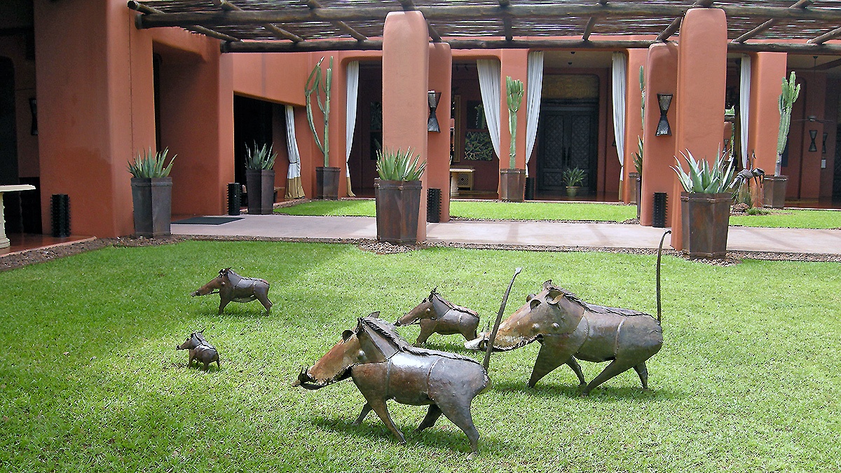 Warthog family