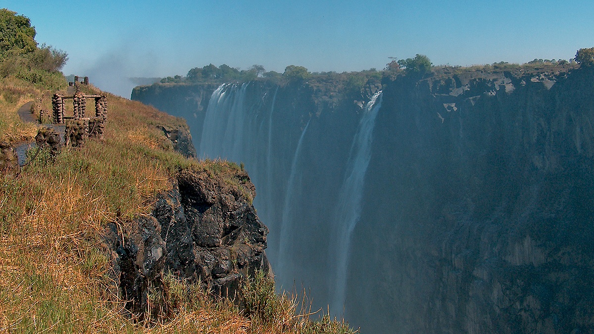 Horseshoe Falls section of Victoria Falls